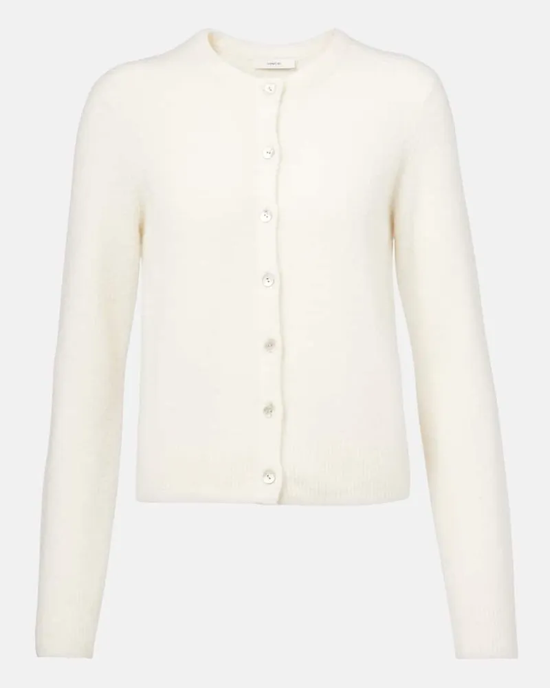 Vince Cardigan aus Bouclé Weiß