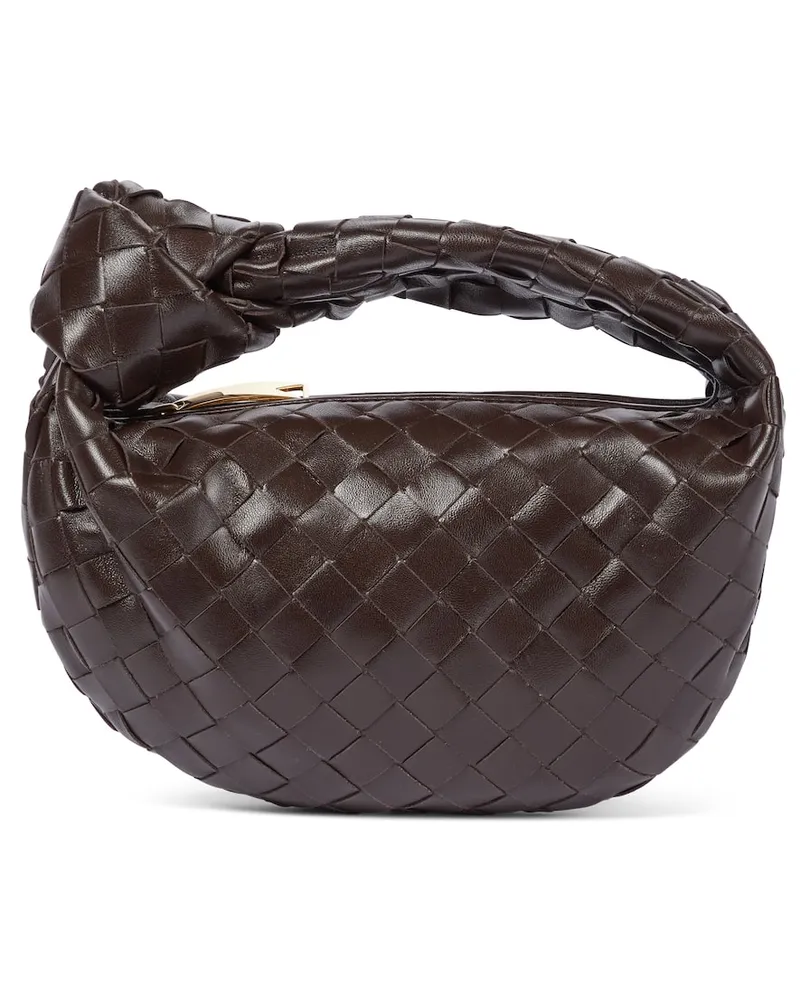 Bottega Veneta Tote Bag Jodie Mini aus Leder Braun