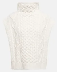 Ralph Lauren Pullover aus Wolle und Kaschmir Weiss