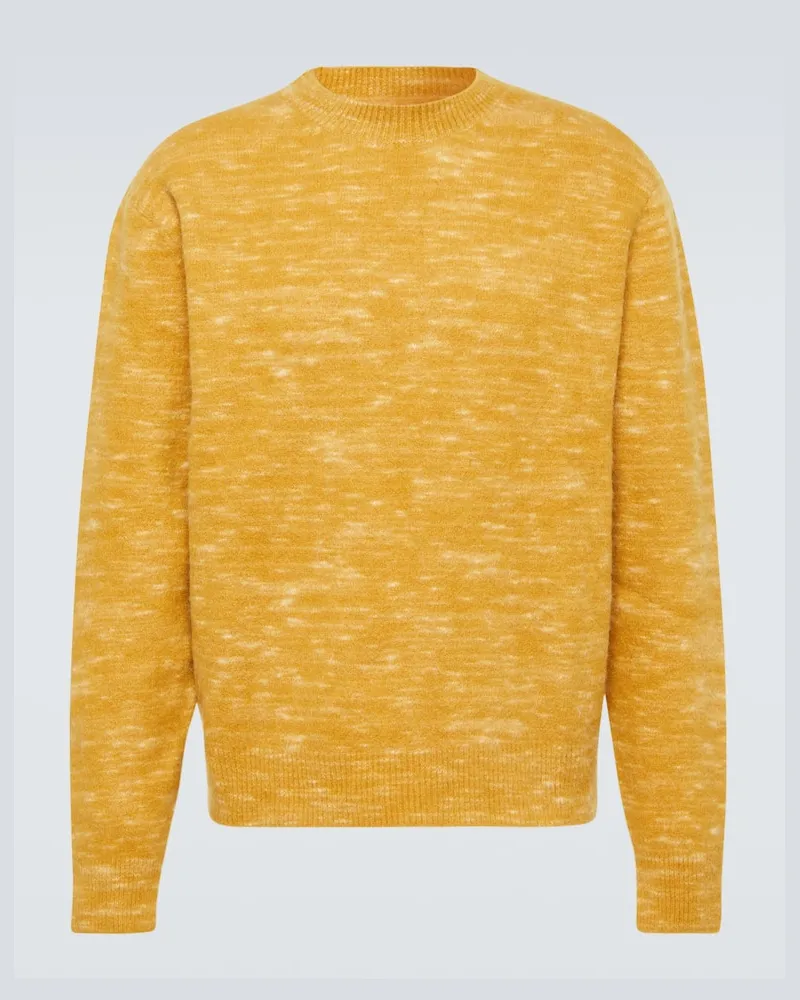 The Elder Statesman Pullover Jasper aus einem Kaschmirgemisch Gelb