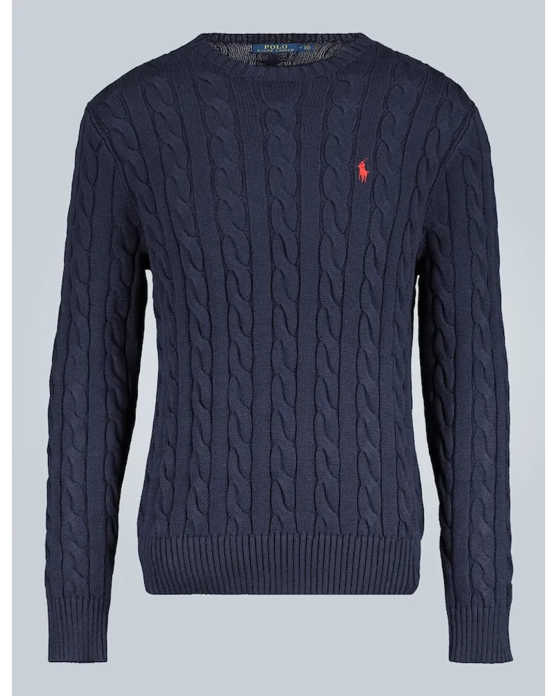 Ralph Lauren Pullover aus Baumwolle Blau