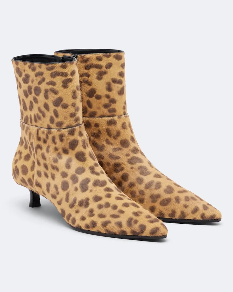 Jimmy Choo Ankle Boots Lory aus Leder Braun