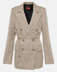 Altuzarra Blazer Hattson aus Tweed Nude