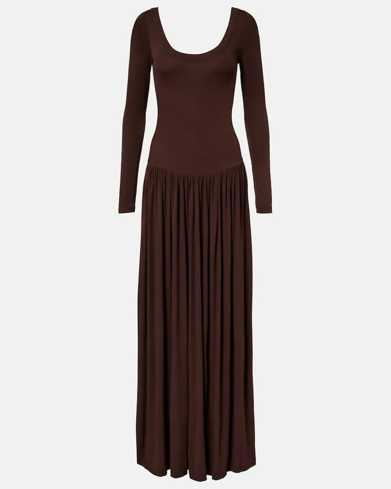 Aya Muse Maxikleid Muse Braun