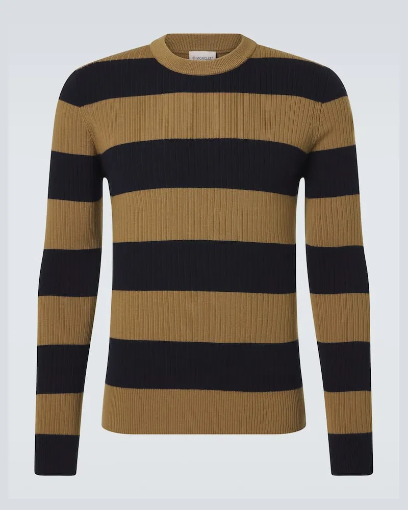 Moncler Pullover aus Wolle Braun