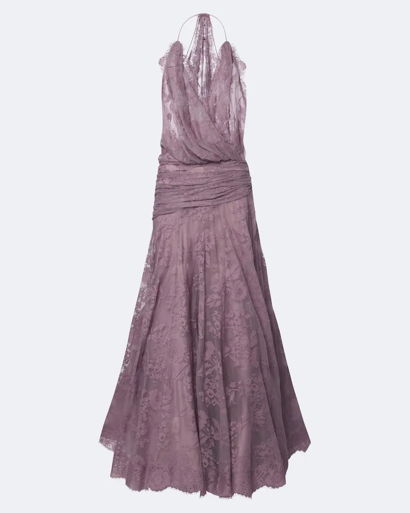 Zimmermann Robe Clash aus Spitze Violett
