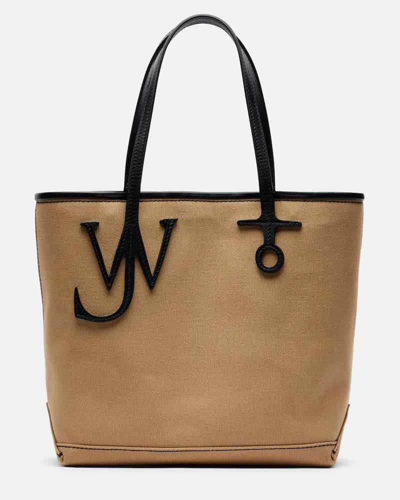 J.W.Anderson Tote Bag aus Canvas mit Leder Beige