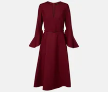 Midikleid aus einem Wollgemisch