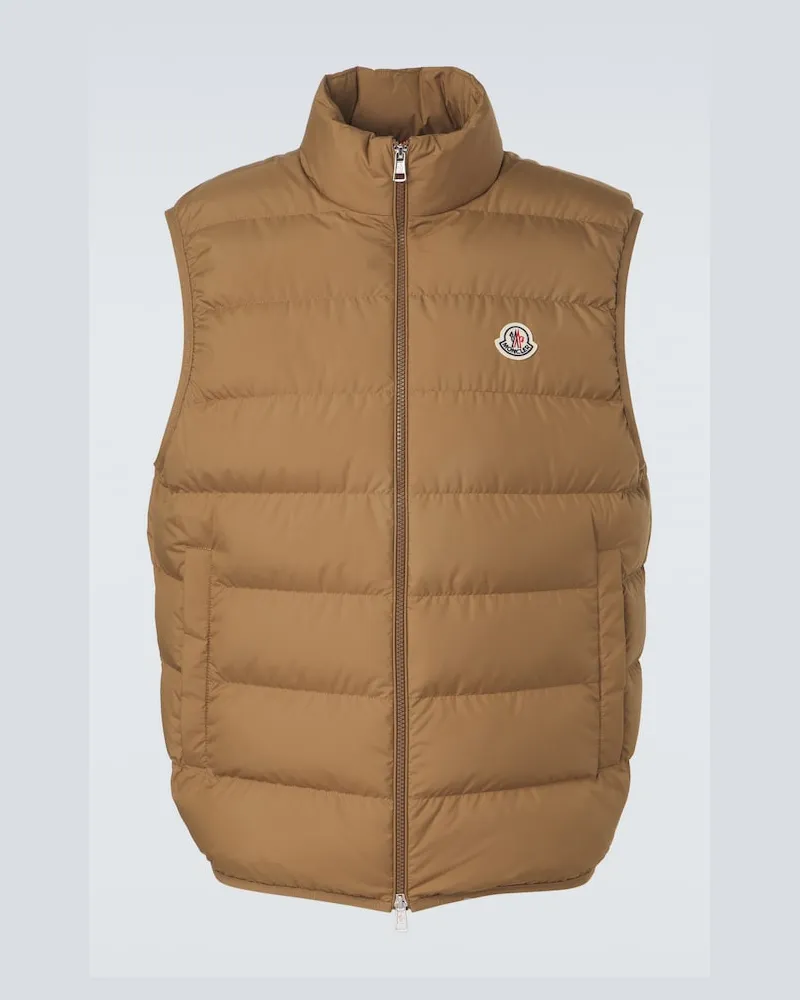 Moncler Daunenweste Contrin Braun