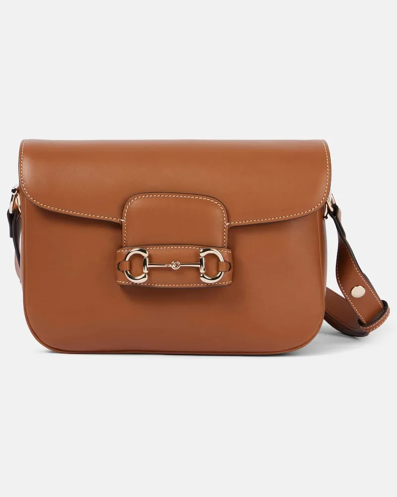 Gucci Schultertasche Gucci Horsebit 1955 Medium Braun