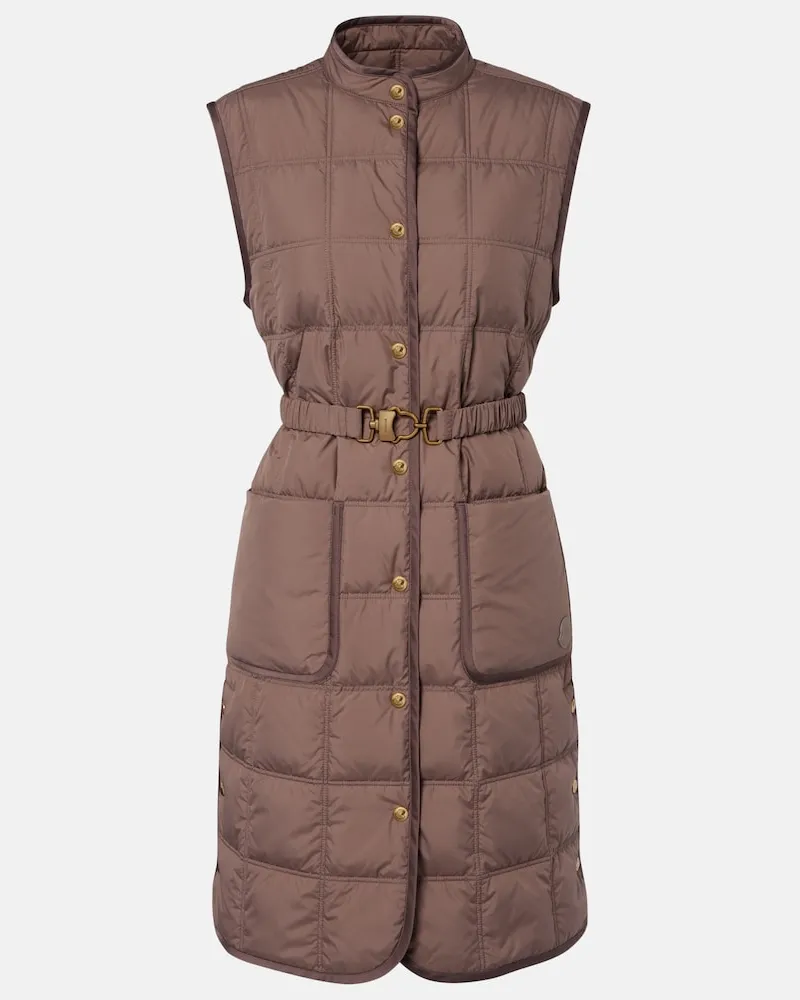 Moncler Daunenweste Cygnette Braun