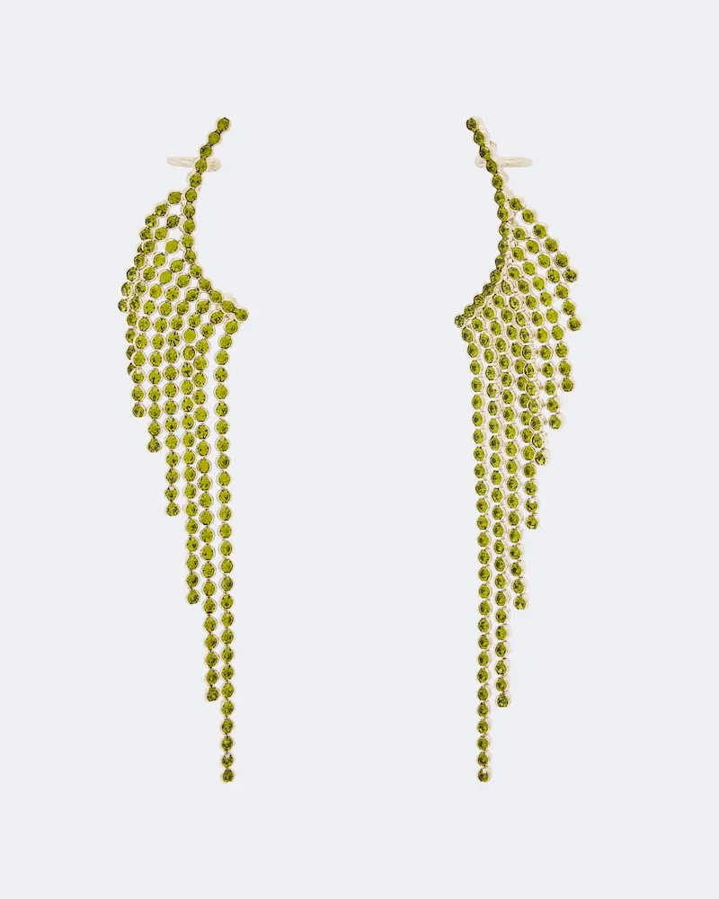 Paco Rabanne Ear Climbers Grün