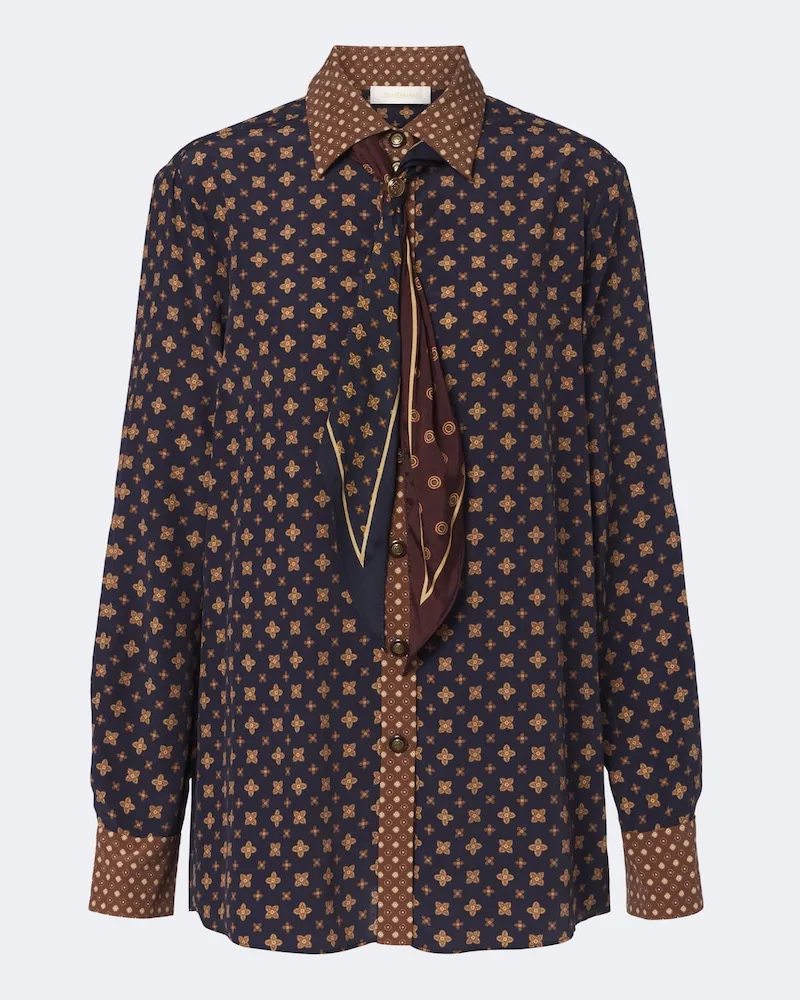 Zimmermann Bedruckte Schluppenbluse Multicolor