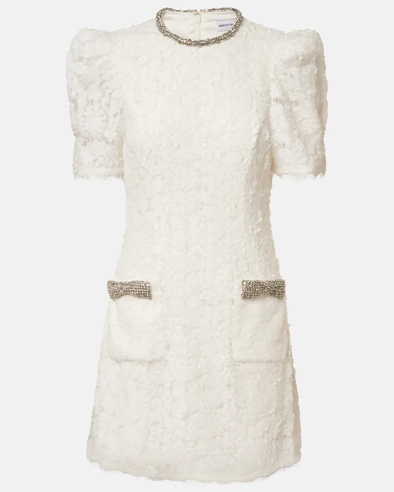 Rebecca Vallance Bridal Minikleid Dillon aus Spitze Weiß