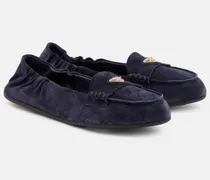 Loafers aus Veloursleder