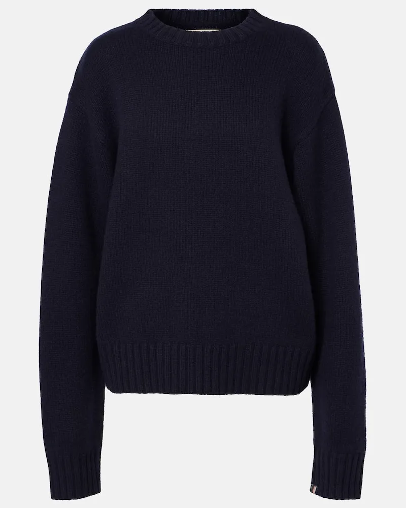 extreme cashmere Pullover N°123 Bourgeois aus Kaschmir Beige