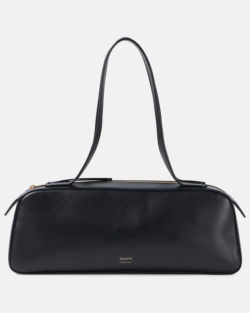 KHAITE Schultertasche Simona aus Leder Schwarz