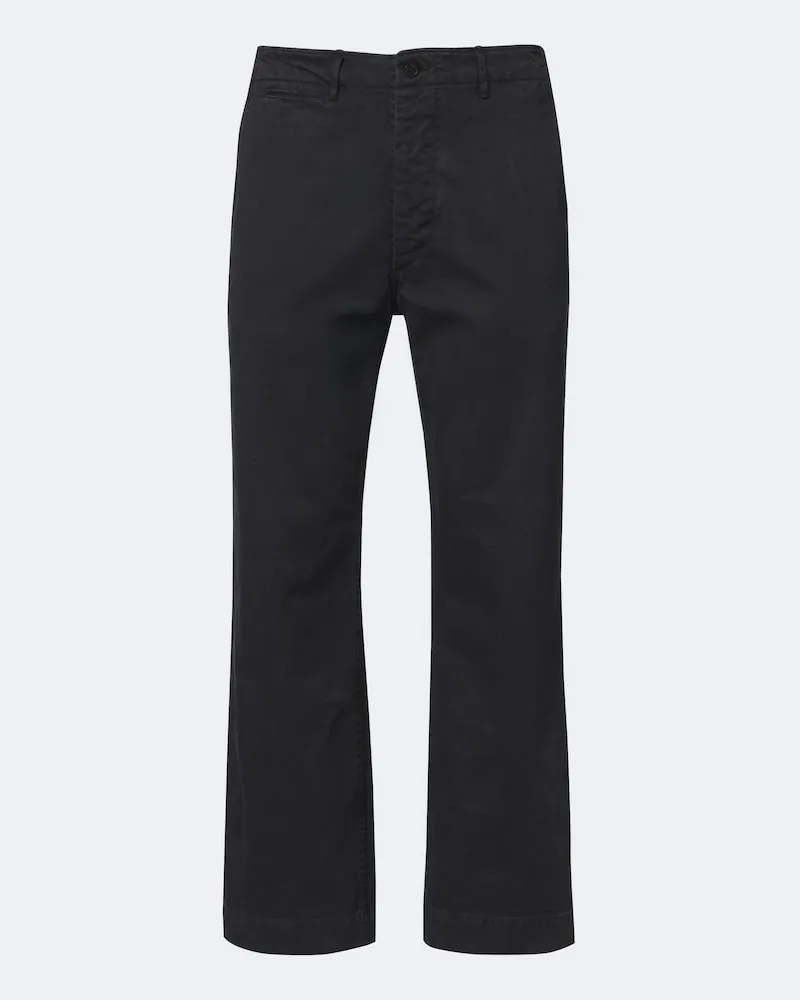 AURALEE Chinohose aus Baumwolle Schwarz