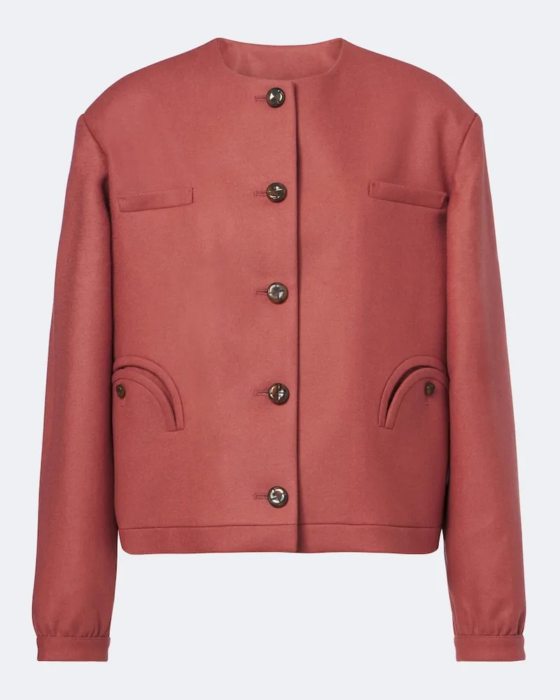 Blazé Milano Blazé Milano Jacke Gliss aus Schurwolle Rosa