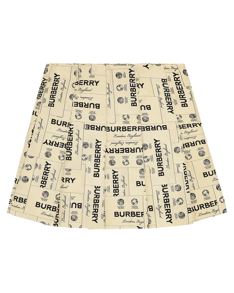 Burberry Rock Label aus Jacquard Beige