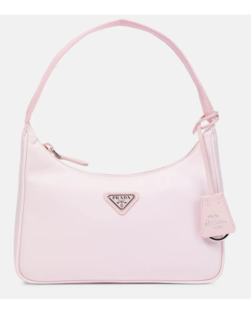 Prada Schultertasche Re-Edition 2000 Mini Pink