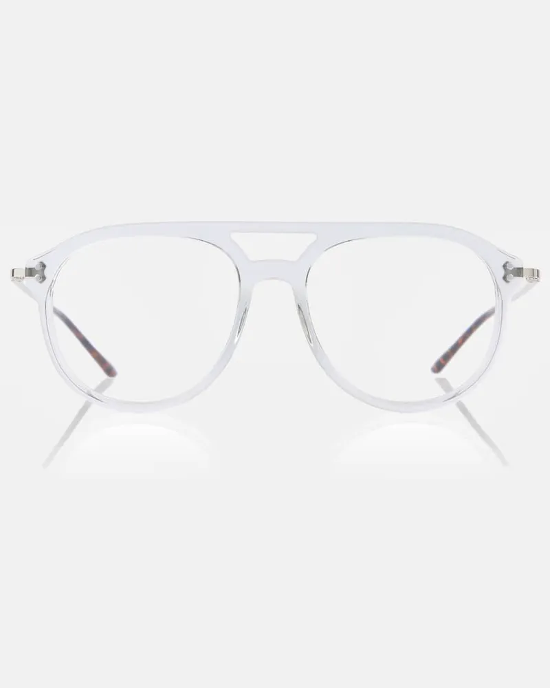 Gucci Aviator-Brille Transparent