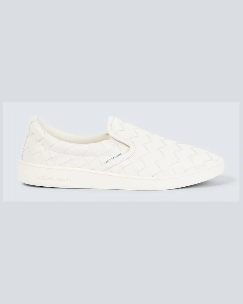 Bottega Veneta Slip-Ons Sawyer aus Leder Weiß
