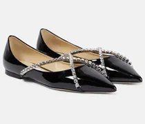 Verzierte Ballerinas Genevi aus Lackleder