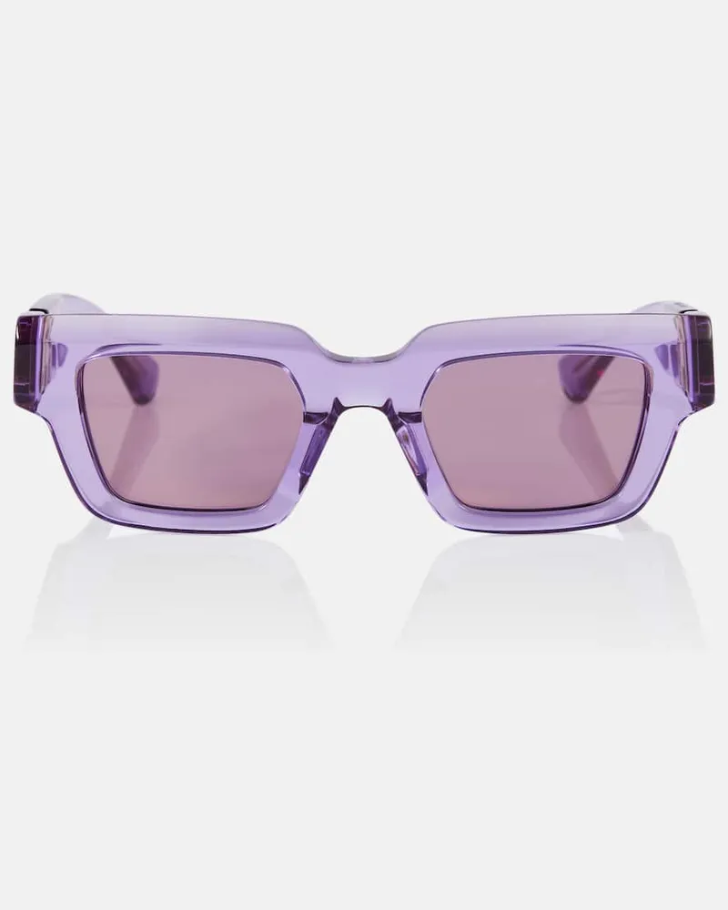 Bottega Veneta Eckige Sonnenbrille Hinge Rosa