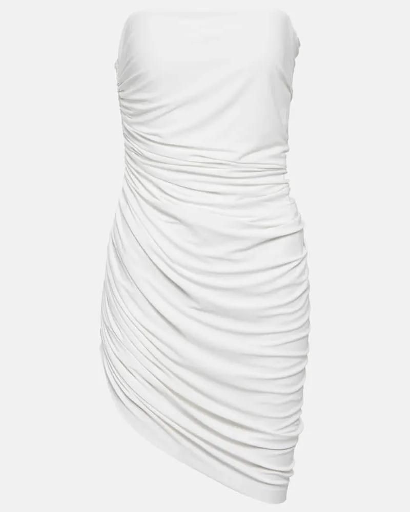 Norma Kamali Minikleid Diana Weiß