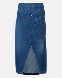 J.W.Anderson Jeansrock Blau