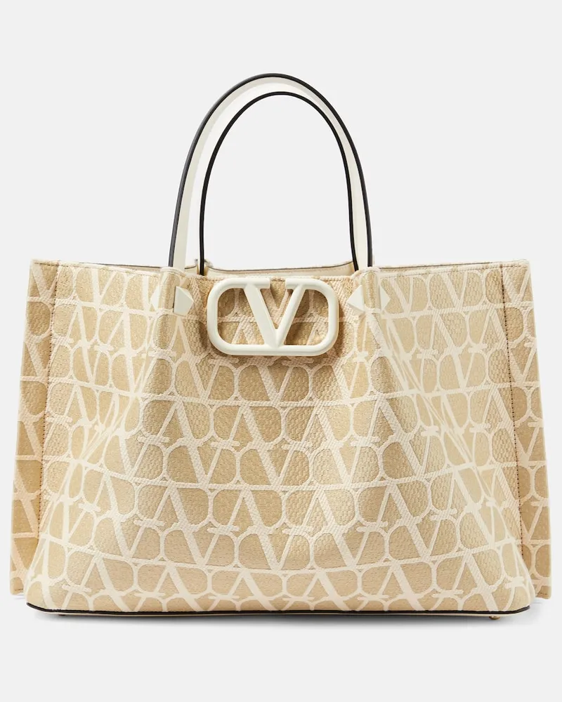 Valentino Garavani Tote VLogo Signature Toile Iconographe Multicolor