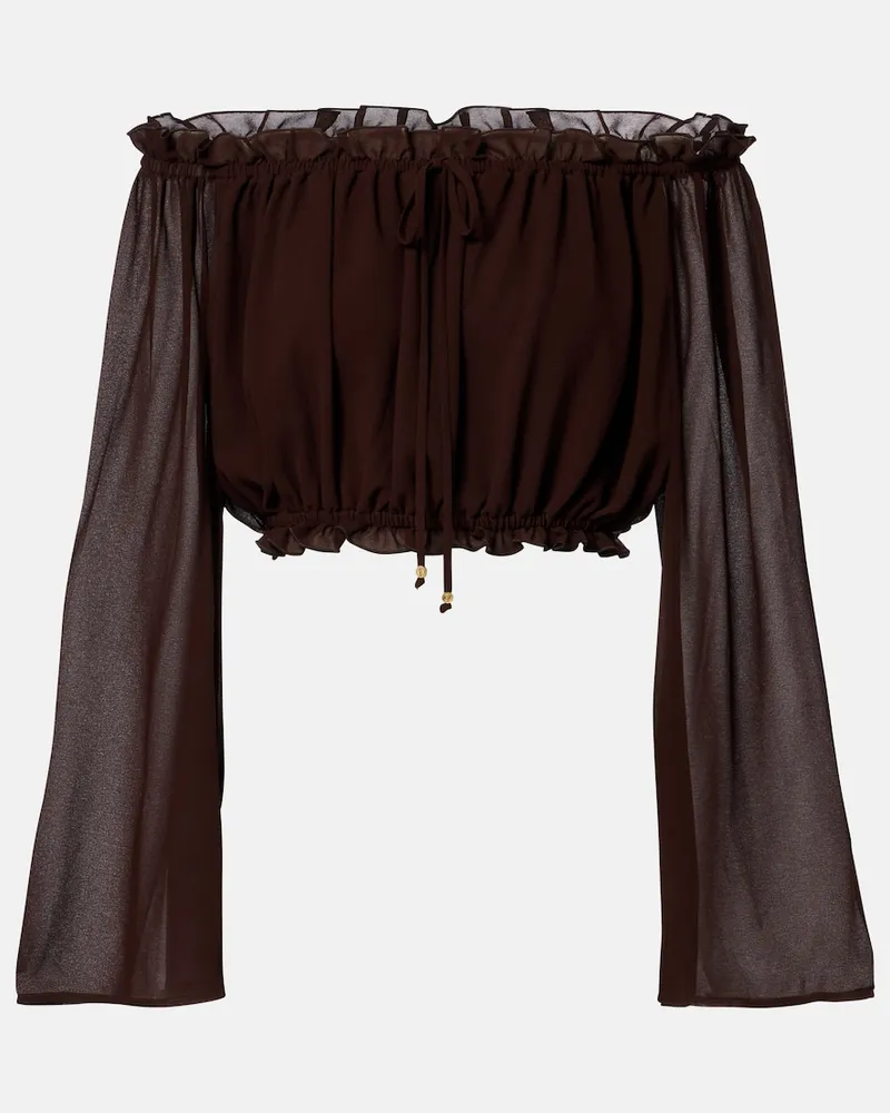 BANANHOT Cropped-Top Ora Braun