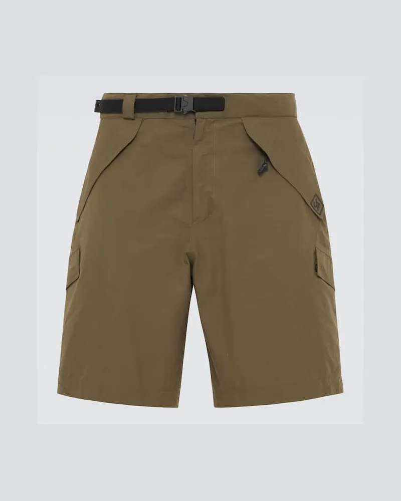 Loro Piana Shorts aus einem Baumwollgemisch Grün