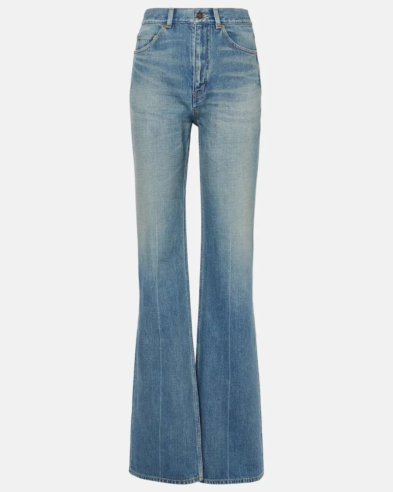 Saint Laurent Flared Jeans 70’s Blau