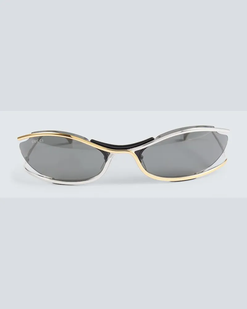 Gucci Cat-Eye-Sonnenbrille Gold