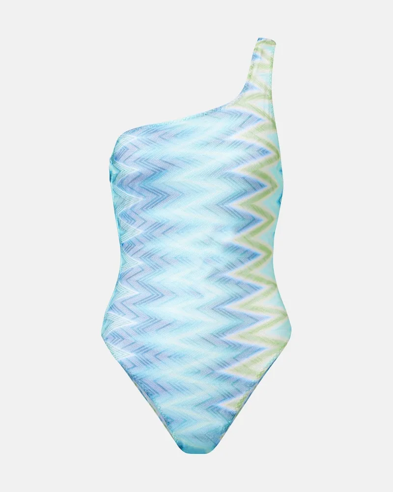 Missoni Badeanzug aus Häkelstrick Multicolor