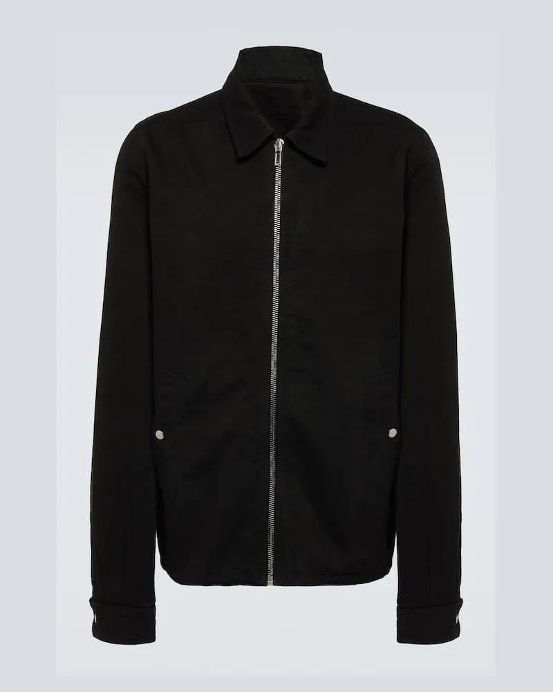 Rick Owens Blouson aus Baumwolle Schwarz