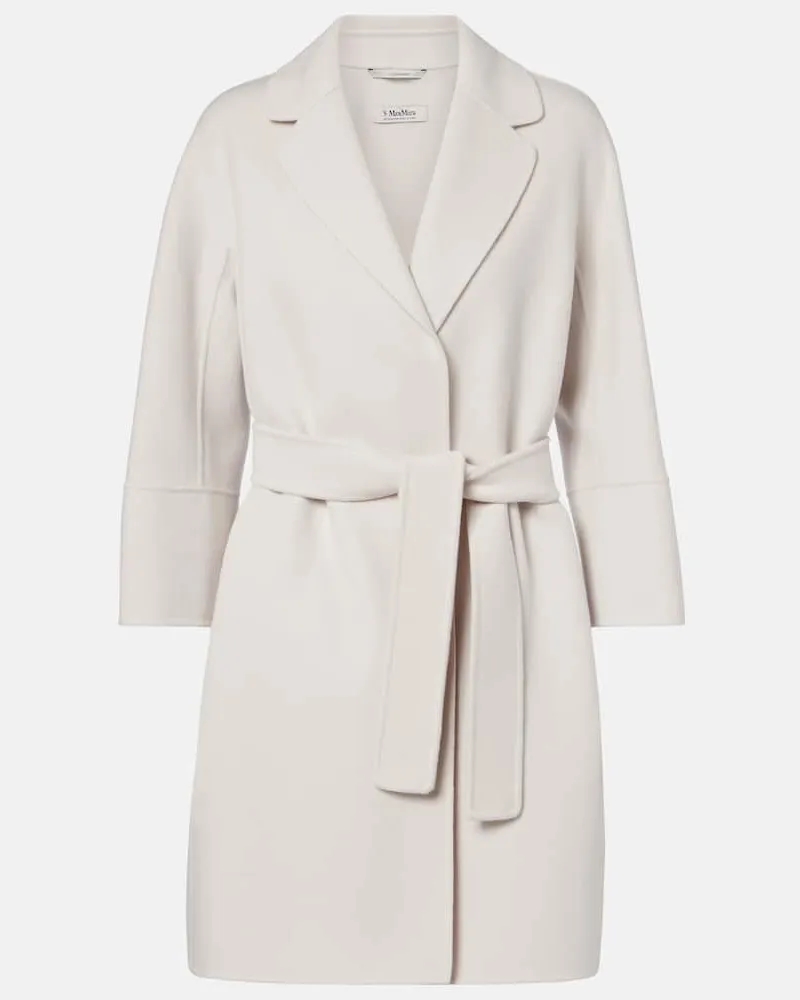 Max Mara Mantel Arona aus Schurwolle Beige