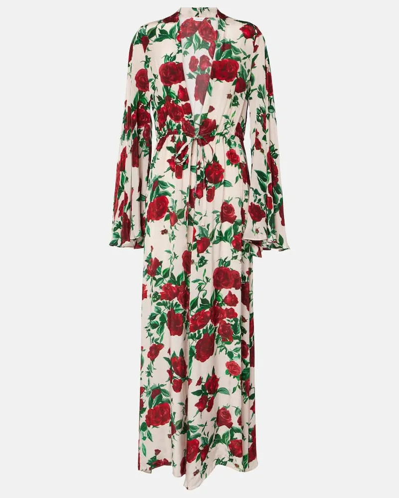 Alexandra Miro Bedruckte Robe Chloe Multicolor