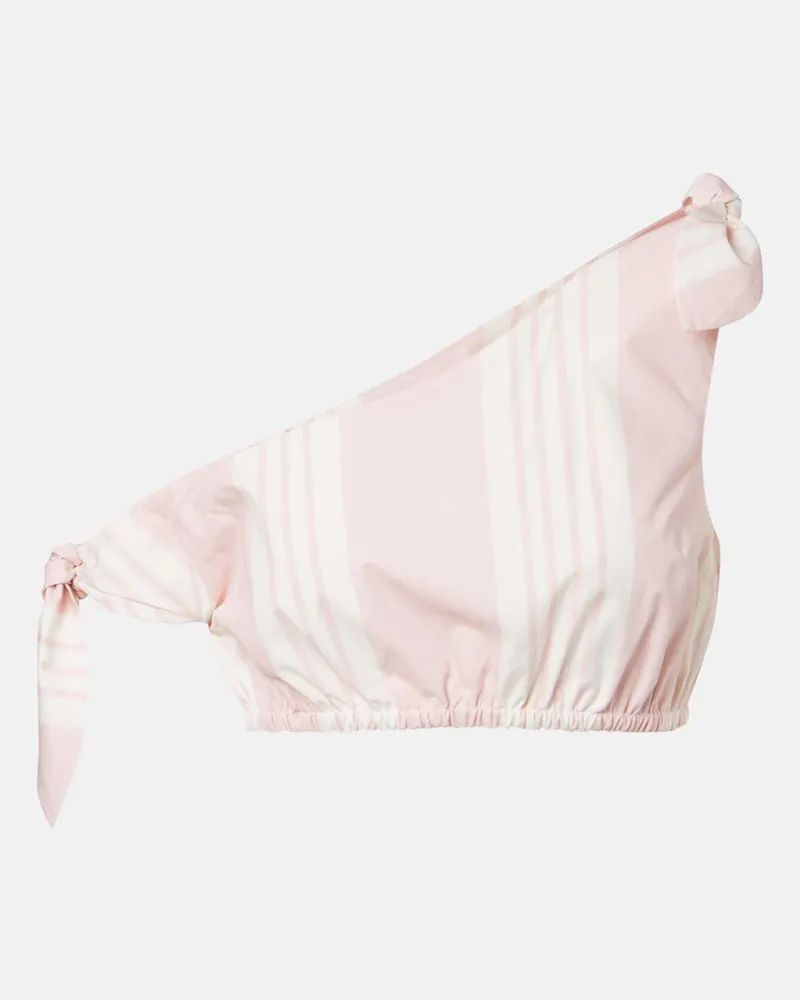 Posse Cropped-Top Rosie aus Baumwolle Rosa