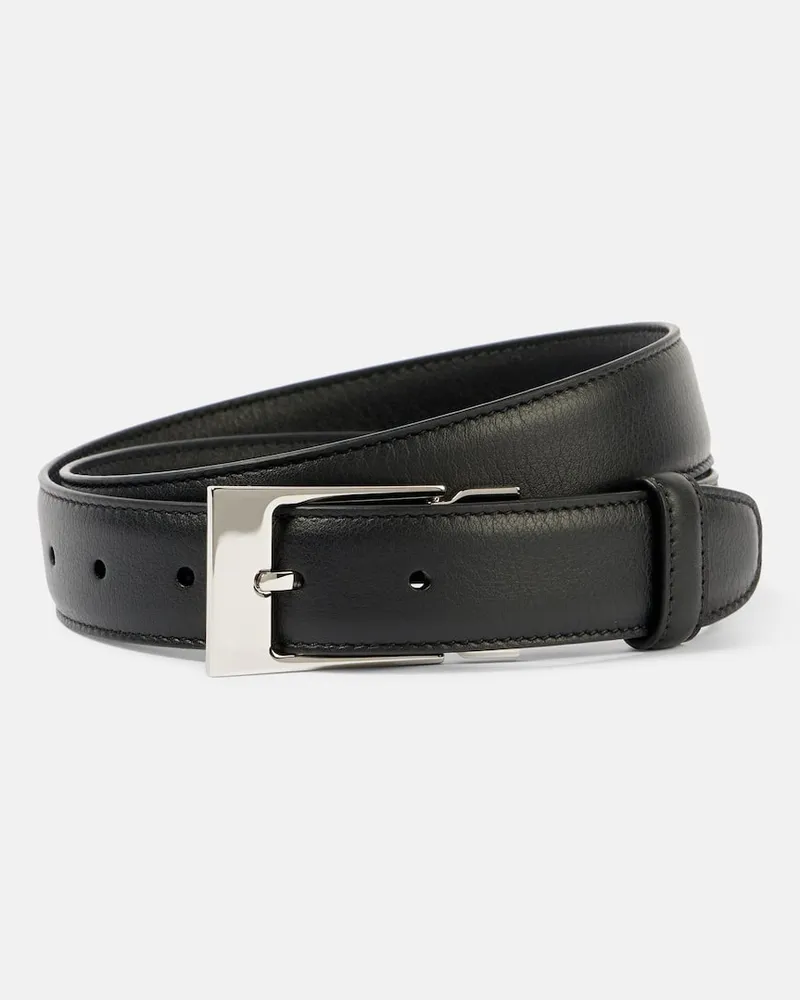 The Row Gürtel Jewel aus Leder Schwarz