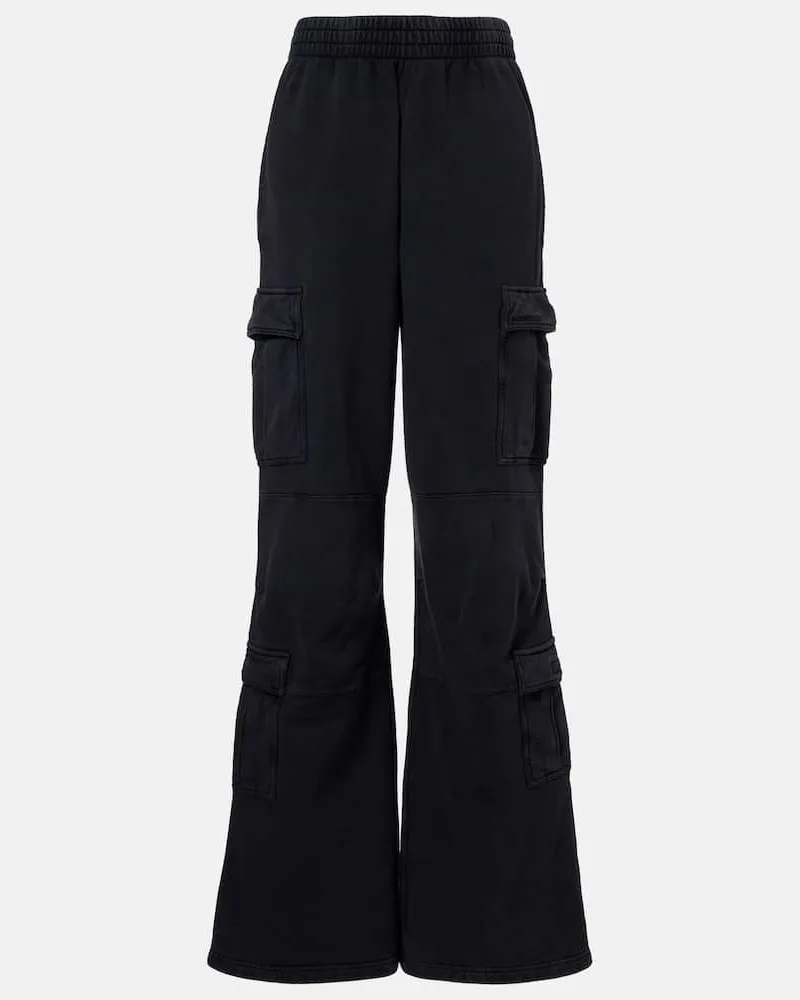 Balenciaga Cargohose aus Baumwolle Schwarz