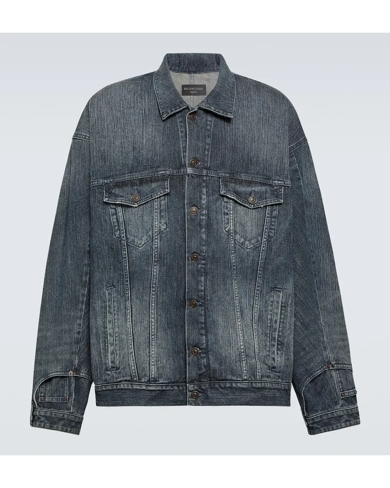 Balenciaga Jeansjacke Blau