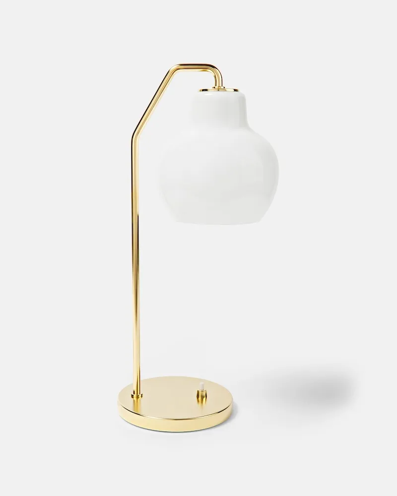 Louis Poulsen Tischleuchte VL Ring Crown by Vilhelm Lauritzen (EU-Stecker Weiß