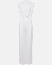 Norma Kamali Jumpsuit aus Jersey Weiss