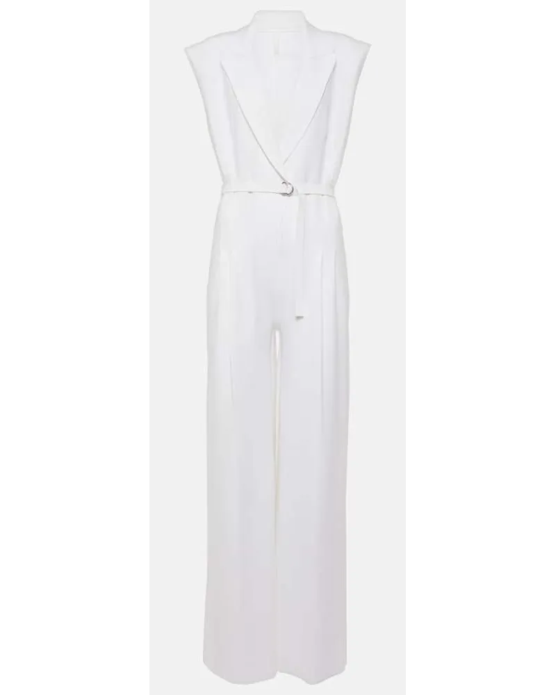 Norma Kamali Jumpsuit aus Jersey Weiss