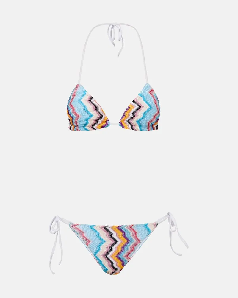 Missoni Bikini aus Häkelstrick Multicolor