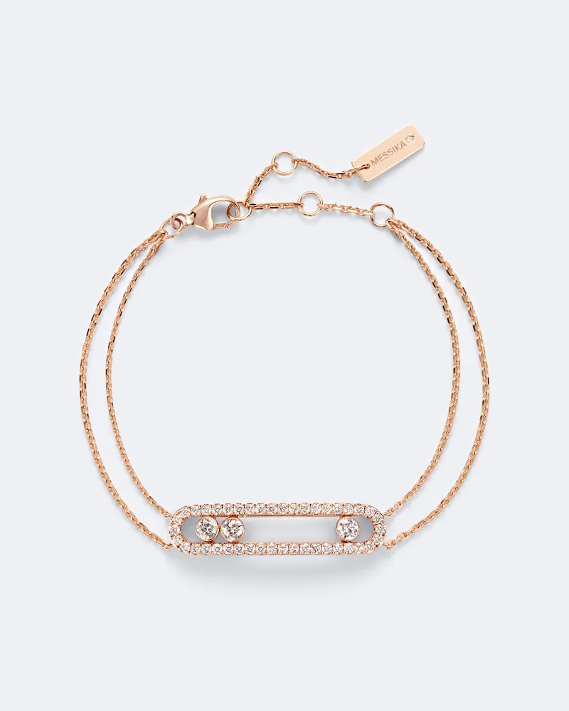 Messika Armband Move Classique aus 18kt Roségold mit Diamanten Gold