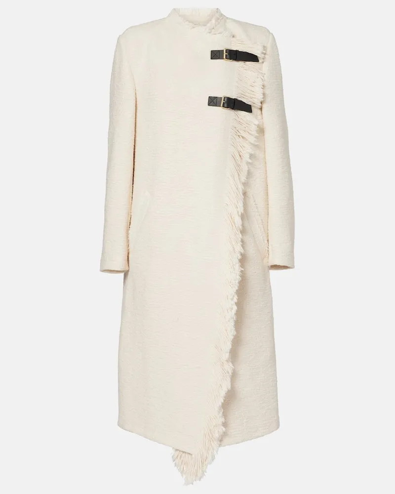 Isabel Marant Mantel Gameia aus Baumwolle und Leinen Beige